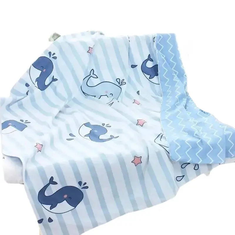 Cartooon Pattern Children Bed Quilt Cover Four Seasons Universal Newborn Quilt Cover Cotton Crib Baby Bedding