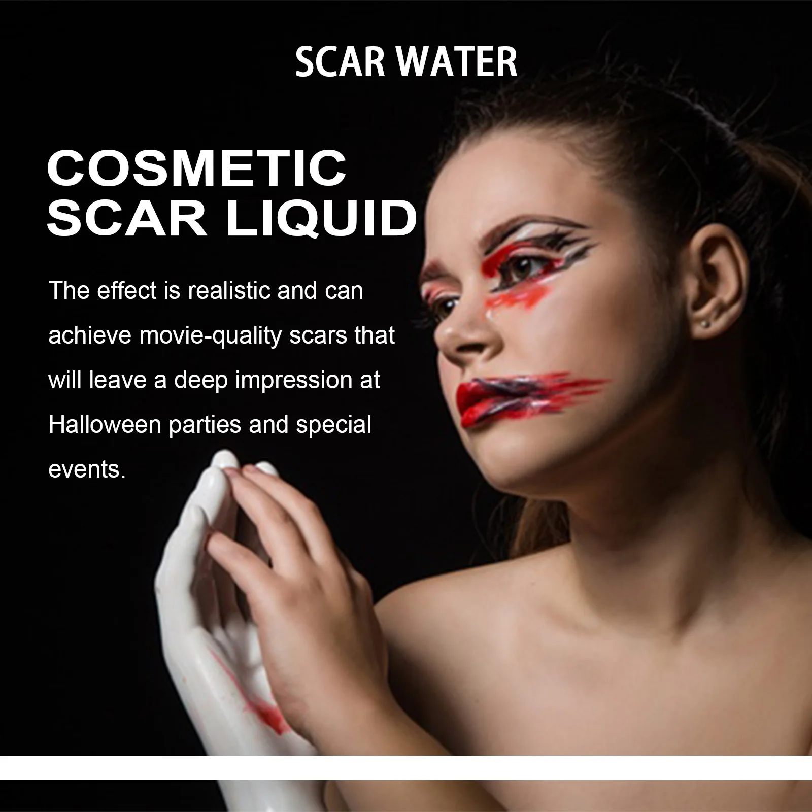 Fake Wound Scar Making Liquid Face Body Skin Simulation Professional Halloween Stage Special Latex Makeup Tool Water Cosmetics 6
