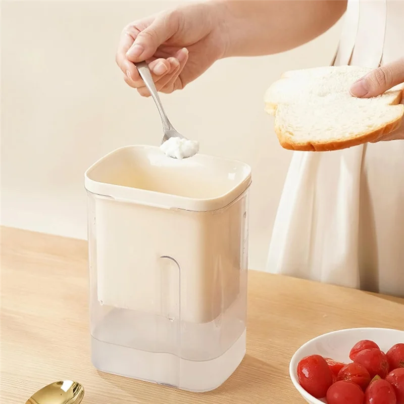 Food Strainers Yogurt Strainer With Lid Fine Yogurt Filter With Countdown Timer Reusable Juicing Food Sieve Strainerb64b