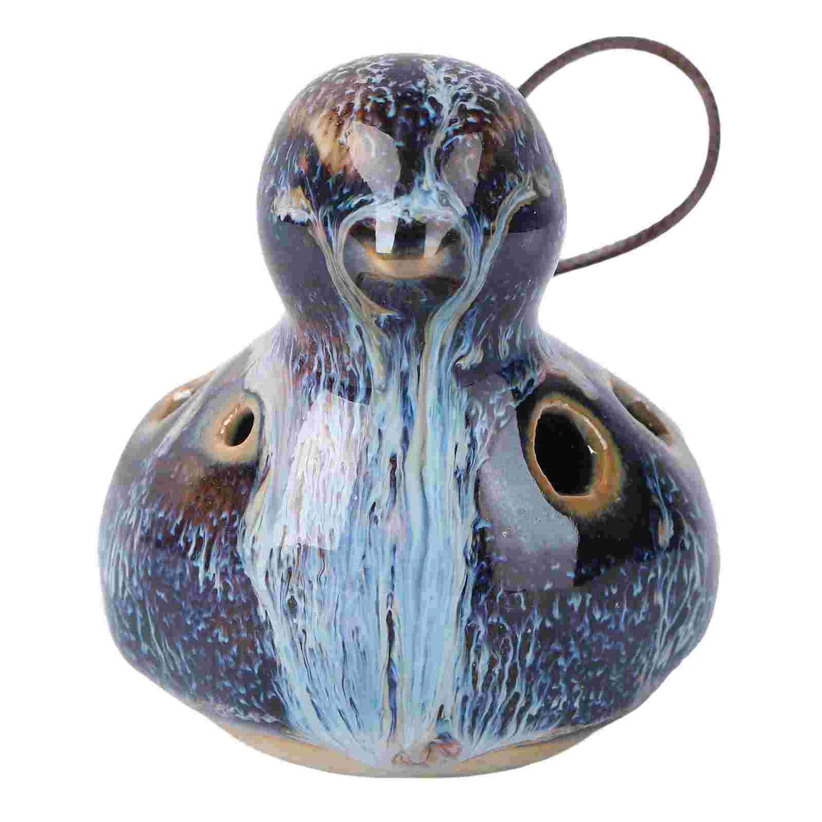 

Holes Bird Shape Ocarina Music Instrument for Beginner Professional Performer Portable Ocarina Instruments Gift for Friends