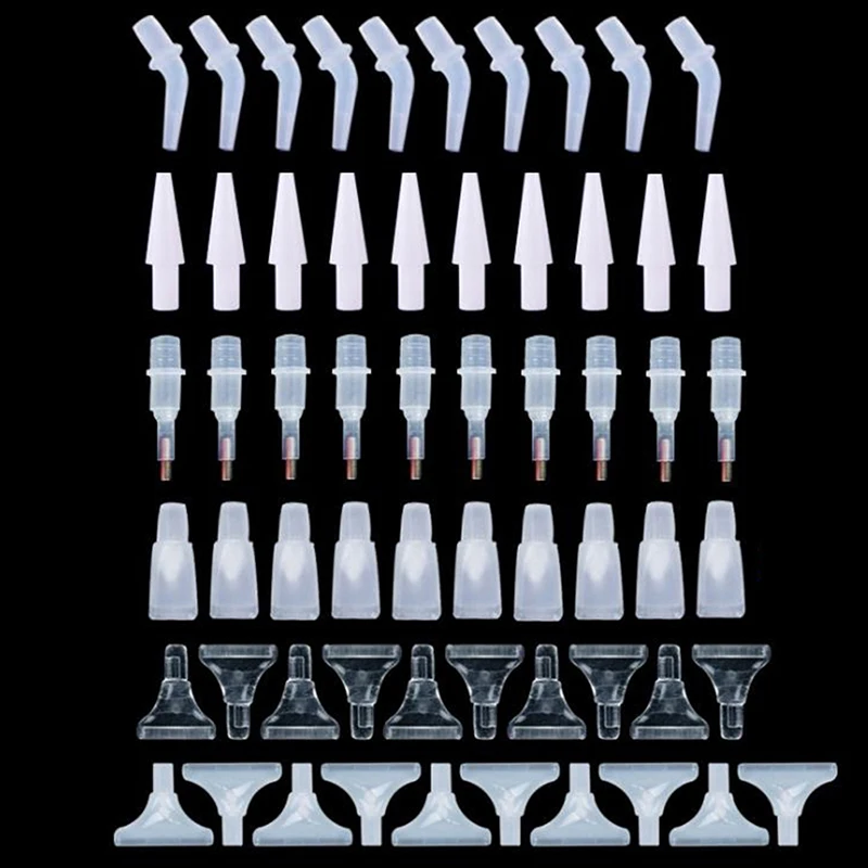 

Инструмент для алмазного рисования, точечный наконечник для пера, цветной наконечник «сделай сам» из нержавеющей стали, металлические экологически чистые сменные головки для ручки, аксессуары