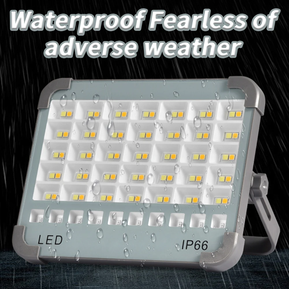 

Solar Flood Light Waterproof Solar Powered Auto On/Off Floodlights Portable Rechargeable 1000LM LED Light For Outdoor Garden