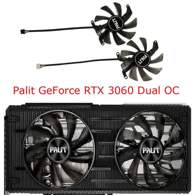 PALIT GeForce RTX 3060 12GB デュアルファン 最安クラスのGeForce RTX 3060 TiがPalitから、デュアルファンクーラー