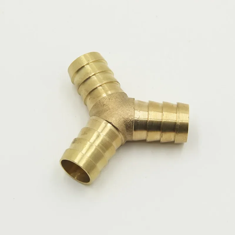 3 Raccordi A Barbiglio In Ottone 10mm + 6 Fascette Stringitubo In Acciaio Inox - Per Acqua, Carburante, Aria