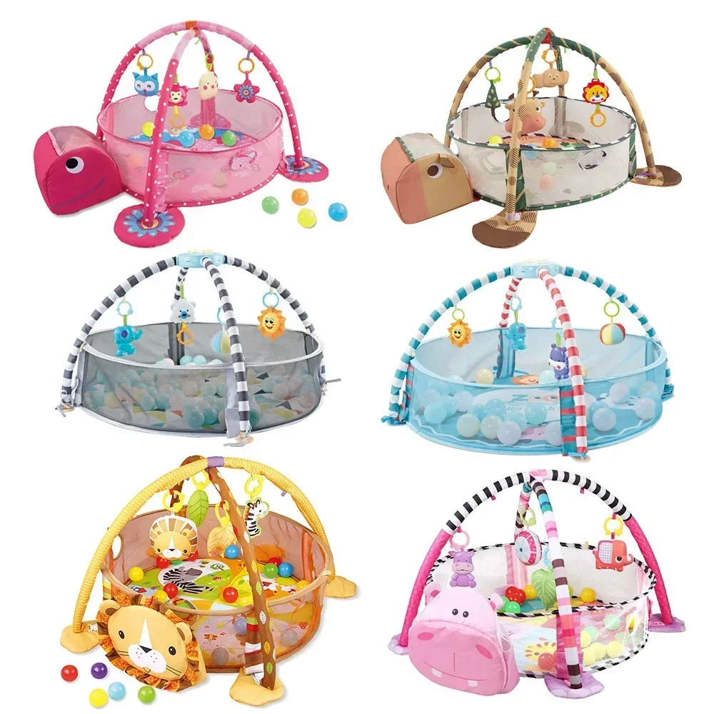 Baby Fitness Frame Crawling Game Blanket Multifunctional Educational Mat Fence Crawling Blanket Infant Rug Enlightenment Toys