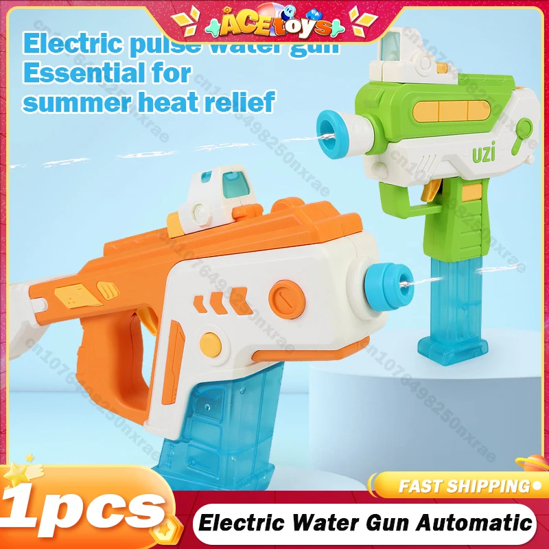 

Electric Water Gun Automatic Portable High Pressure Summer Beach Outdoor Pool Fight Fantasy Toys for Boys Christmas Gifts