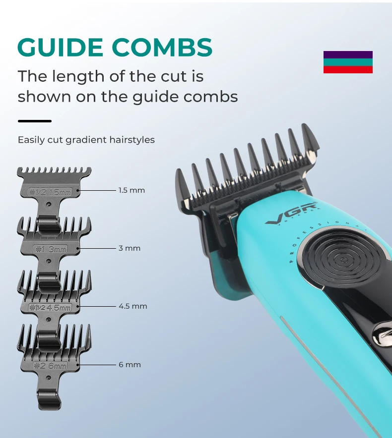 Trimmer Professional Hair Clipper 9000 RPM Barber Hair Cutting Machine Cordless