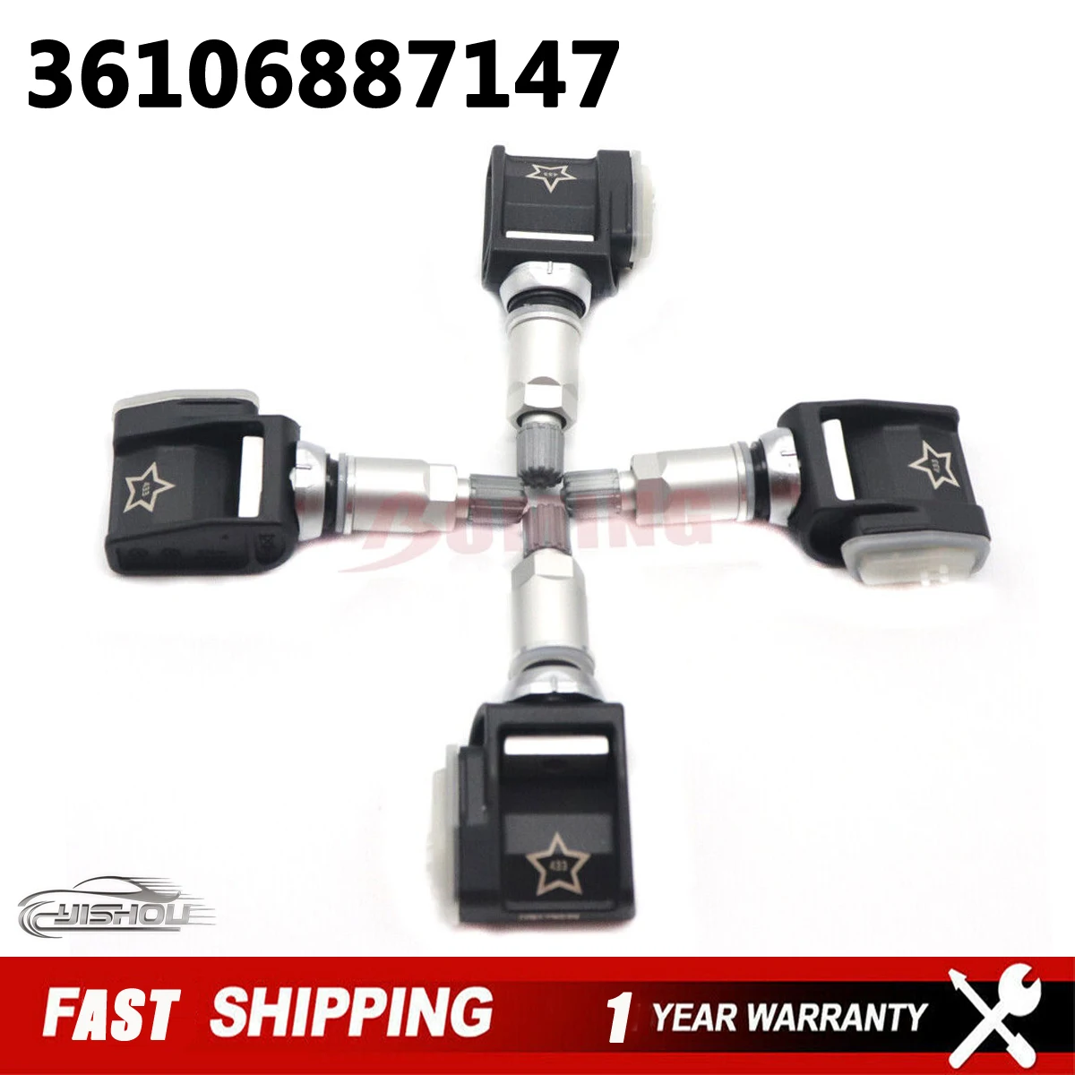 TPMS 36106887147 Автомобильный датчик давления в шинах для BMW 5 6 7 8 X3 X4 X5 X7 Для ROOL ROYCE Phantom Cullinan 2001-2019 433 МГц