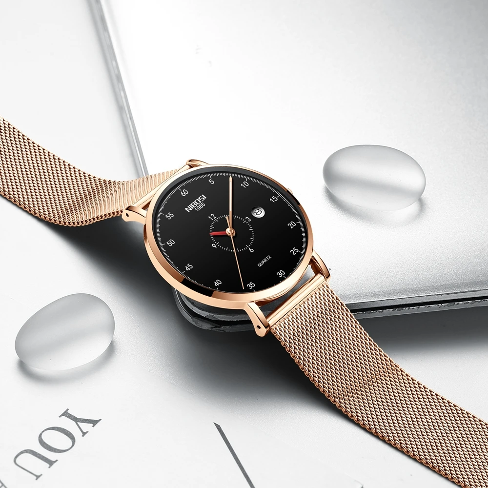 Mens Watches Casual Sport Quartz Watch Men Military Waterproof Ultra Thin Slim Wrist Watch saat_voghion.com