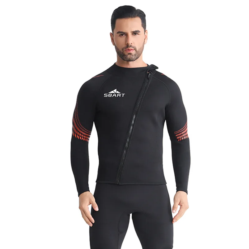 

3mm diving suit SBART men's split body diving suit snorkeling surfing winter swimsuit cold insulation top