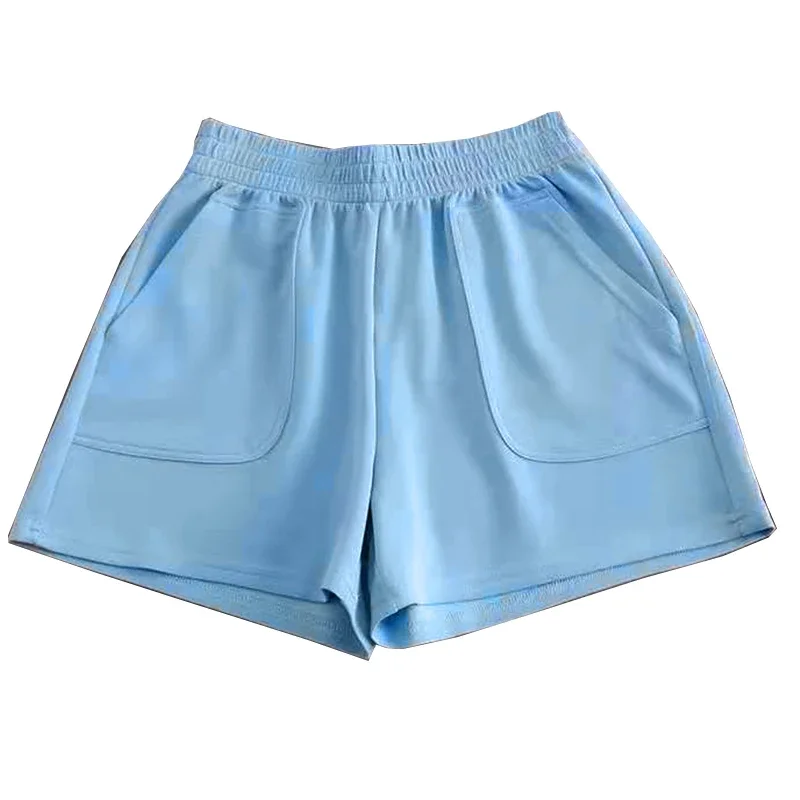 Women Bottoms Wide Leg Shorts Sports Pants Shorts Casual Loose High Waist Hot Pants Summer Fashion Woman Clothes