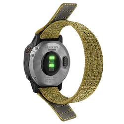Durable QuickFit Nylon Watch Strap - 22mm/26mm - 1PCS QuickFit 26mm (Yellow)