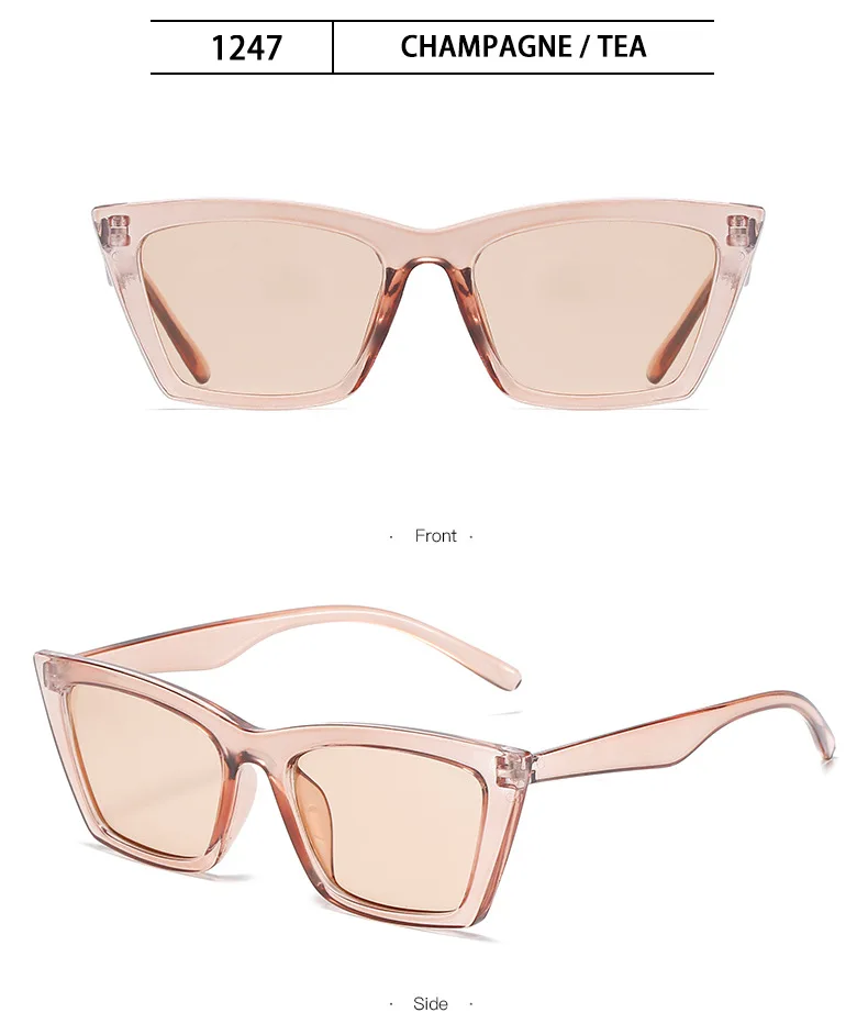 Vintage cat eye solglasögon för damer retro mode_voghion.com