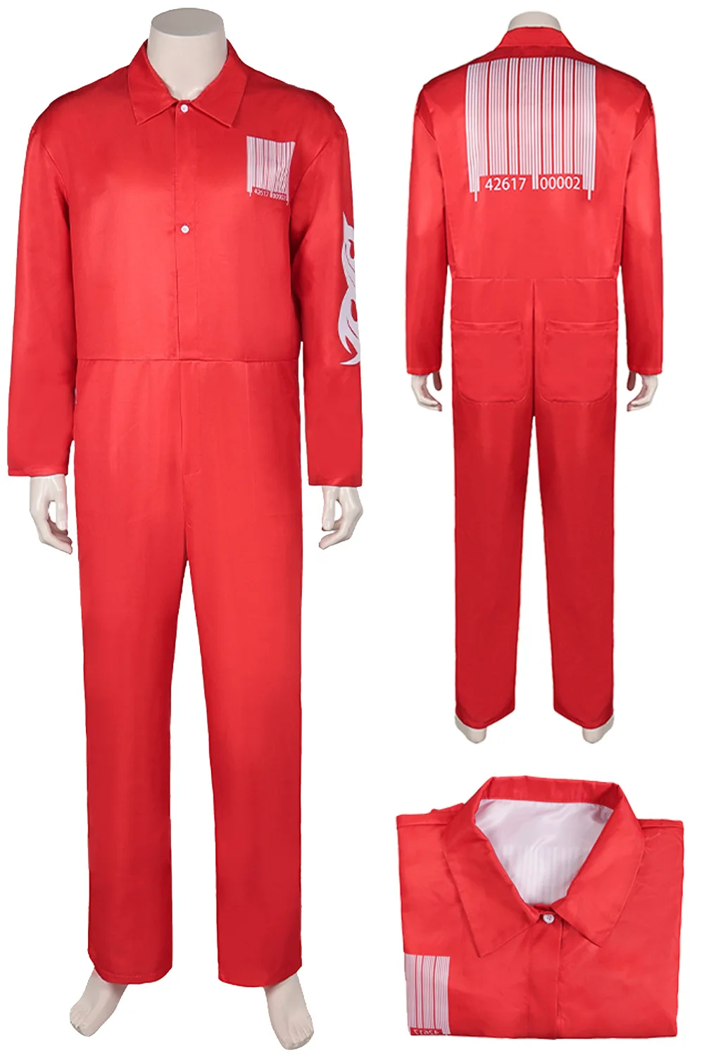 

Joey Cosplay Role Play Red Uniform Band Slip Cosplay Knot Costume Men Roleplay Fantasy Fancy Dress Up Party Clothes