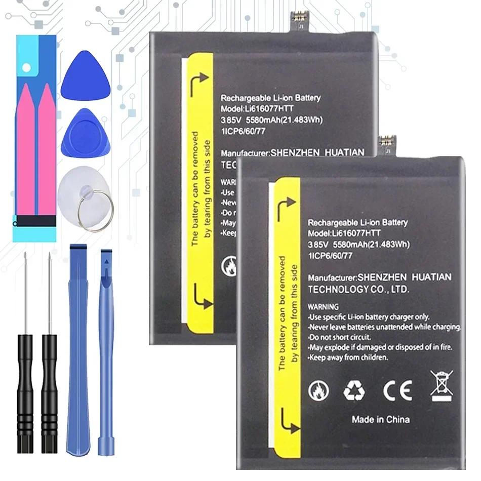 

Li616077HTT (BV5100) Replacement Battery For Blackview BV5100 5580mAh