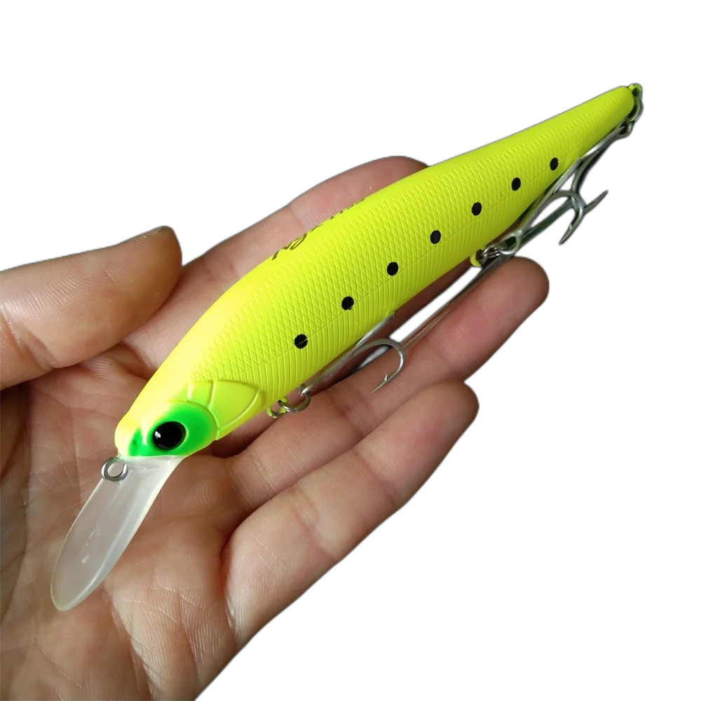 

Tsurinoya 6pcs Long Casting SinKing Minnow Jerkbait 18.5g 115mm Saltwater Tungsten Weight System Artificial Sea Fishing Lure