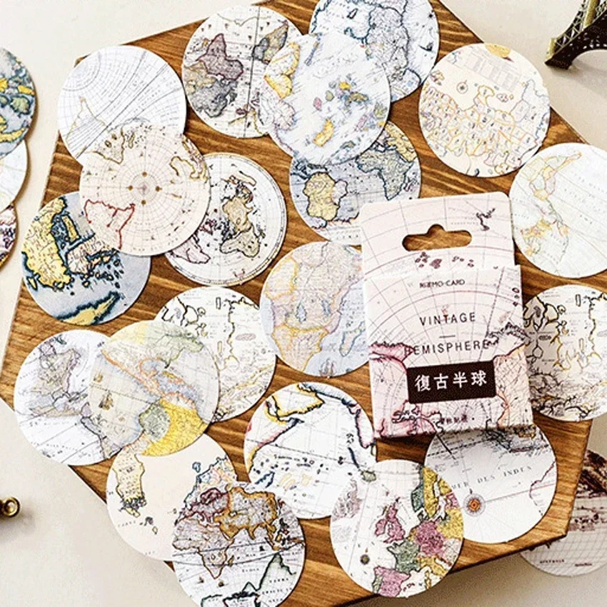 46 Pcs/lot Classic Beautiful Vacation Scrapbooking and Travel Diary Stickers For Album Waterproof Labels Office School