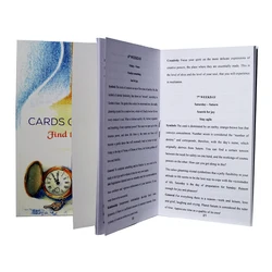 In2022 Large Size Time Oracle Card  Deck with Guidebook Durable  Tarot Decks for Beginners and Expert Fortune Telling Cards Game