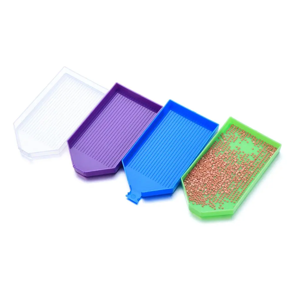 5D DIY Diamond Painting Diamond Embroidery Accessories Large Capacity Big Drill Plate Plastic Tray - 3