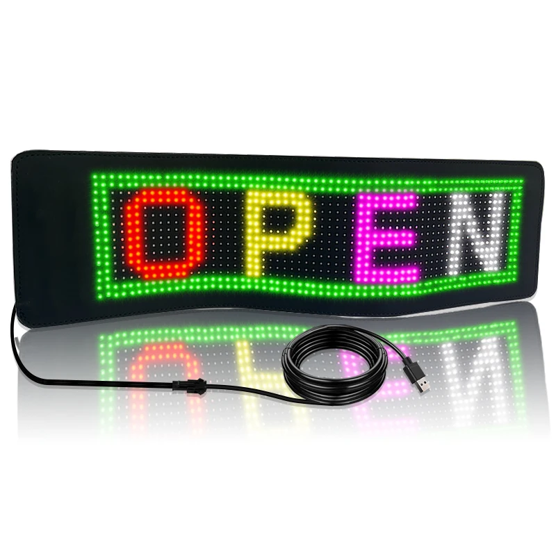 Universal Tunemax Flex Led Led Screen Panel Funny Car Led Panel IP66  Waterproof Led Programmable Sign For Car Accessories - AliExpress