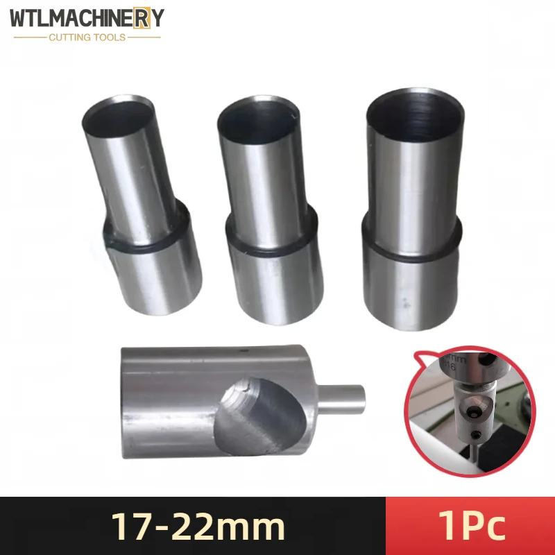 

17-22mm Hollow Drill Bits Straight Shank And Clip For Punching Machine Specific for Plastic or Cloth