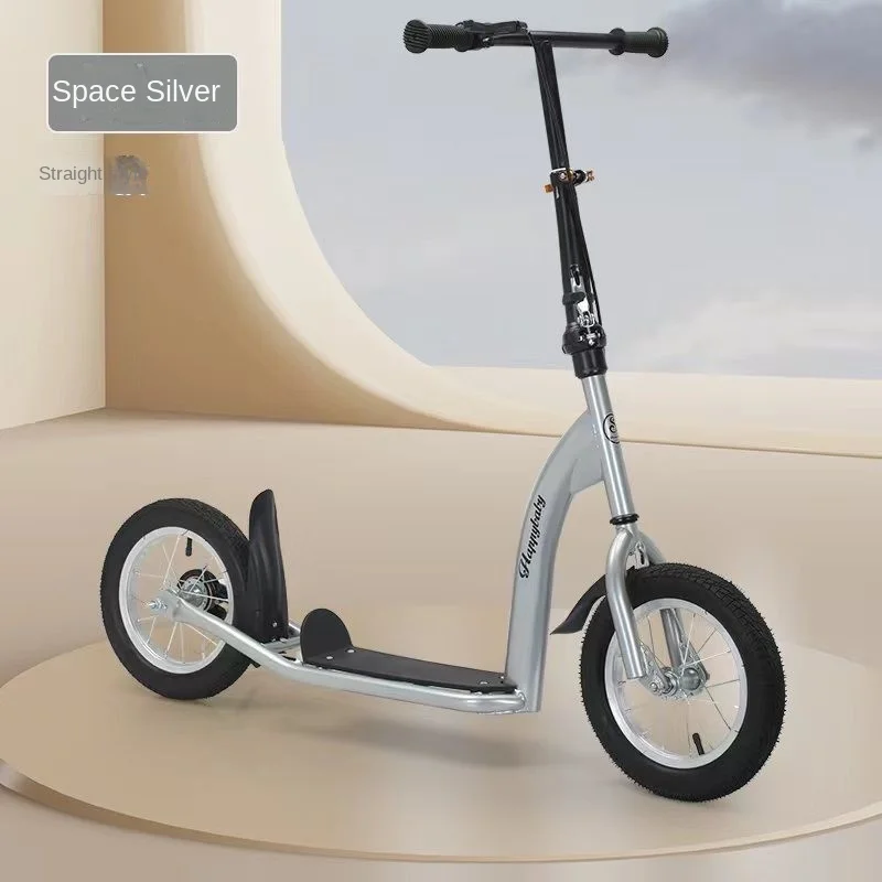 Two Wheel Inflatable Skateboard Children's Pedal Scooter 6-18 Year Old Youth
