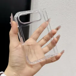Luxury Transparent Shockproof Phone Case - Clear Protective Cover - iPhone 15 Plus (Transparent)