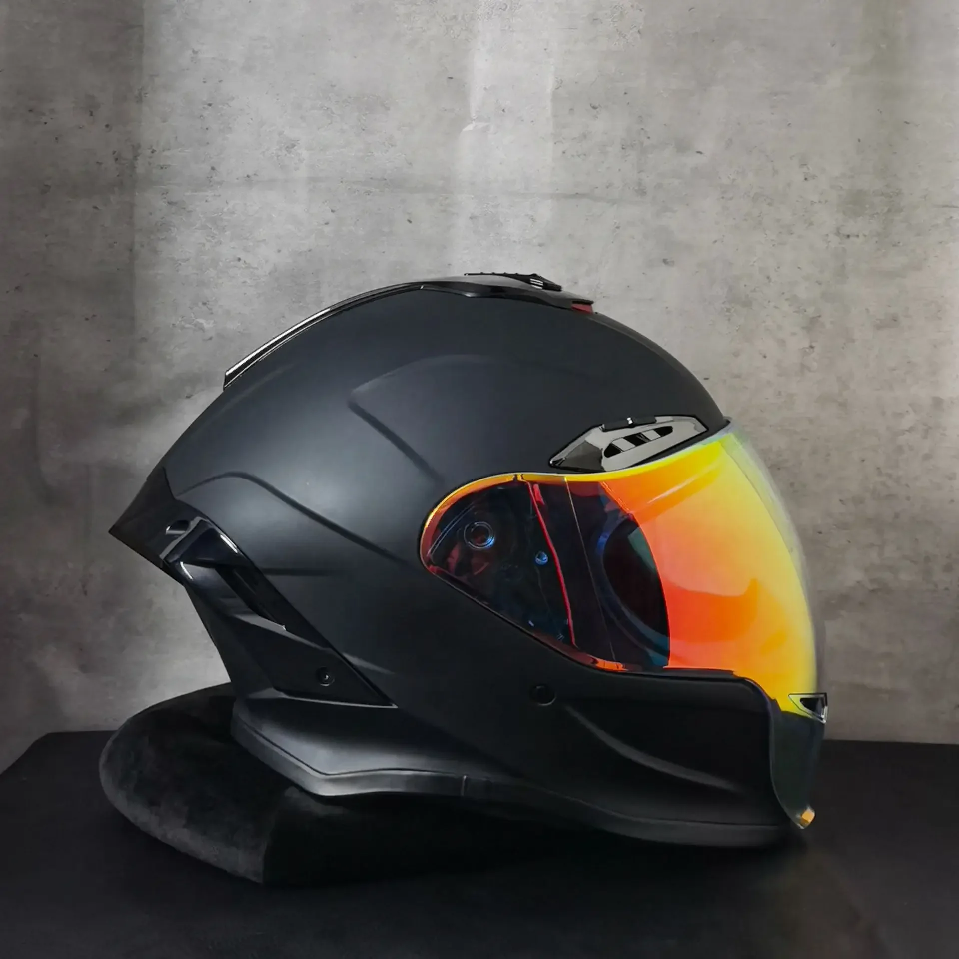 thumbnail image 1 of Cascos de carreras de cara completa con visera para motocicleta, casco certificado por DOT para exteriores, casco de motocicleta, casco capacetes para NBTK109, 1 of 5