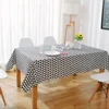 6618A Blue daisy print small fresh countryside tablecloth home cover towel 2