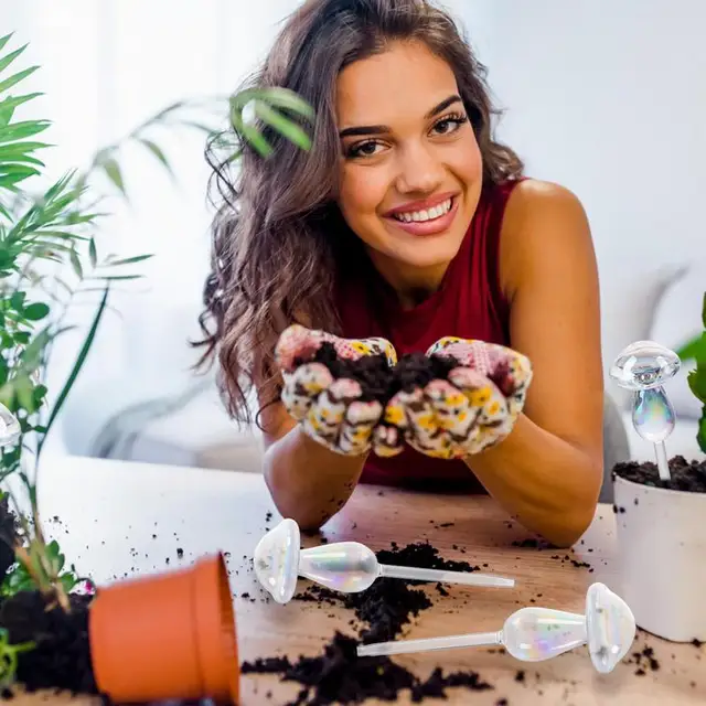 Automatikus Növényi Öntözők Izzók Ön Öntözés Gömbök Üveggomba Alakú Vízkészítő Vízkészlet Csepegtető Öntözőrendszer - Image 4