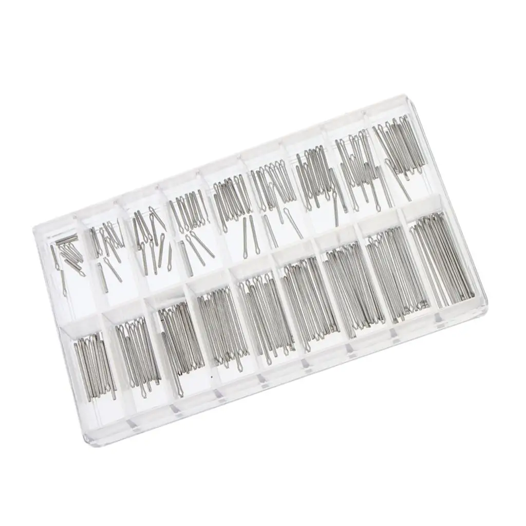 

180 Pieces 8-25mm Stainless Band Cotter Pin Assortment Tool