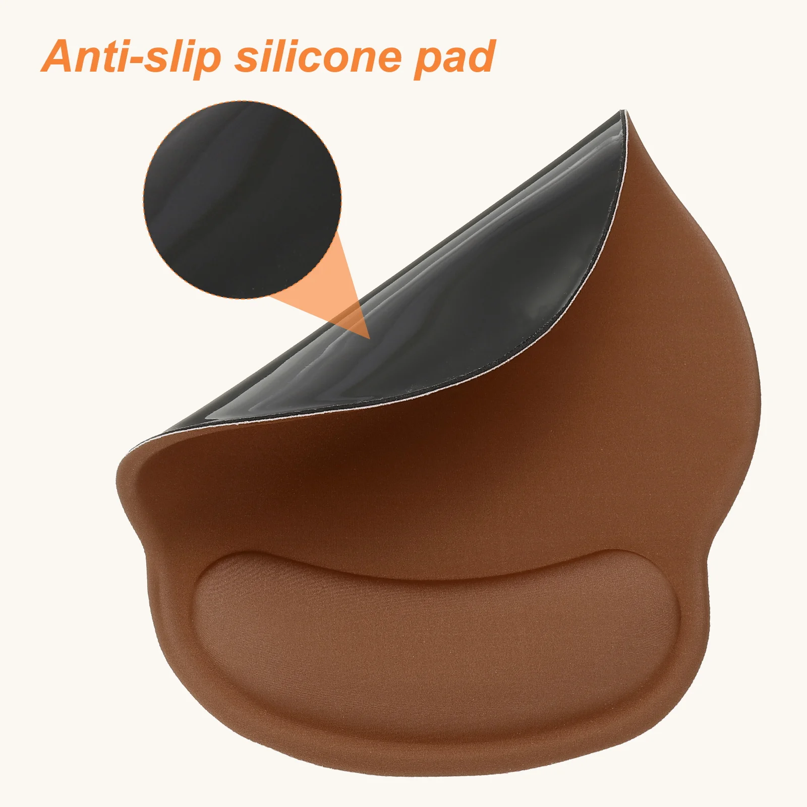 1Pc Gel Mouse Pad with Wrist Rest Ergonomic Mouse Pad Comfortable Memory Foam Non-Slip Base Soft for Computer Laptop Office Home