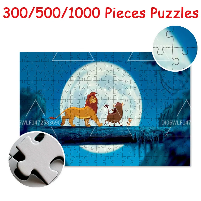 

Пазл из мультфильма «Король Лев», 300/500/1000 шт.
