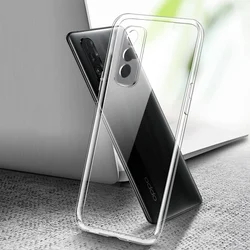 Ultrathin Soft TPU Clear Transparent Mobile Cover for OPPO Find X2 Neo (Clear)