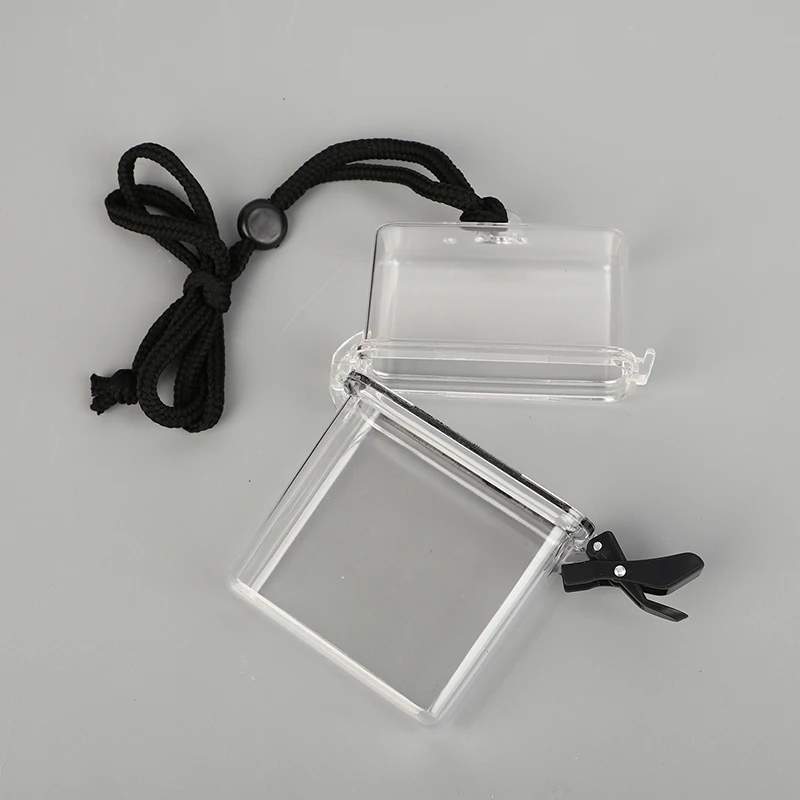 Portable Card Sealed Storage Can Money Key Waterproof Tank Transparent Collect Classification Box School Stationery Stationery Organizer Stationery Storage Box