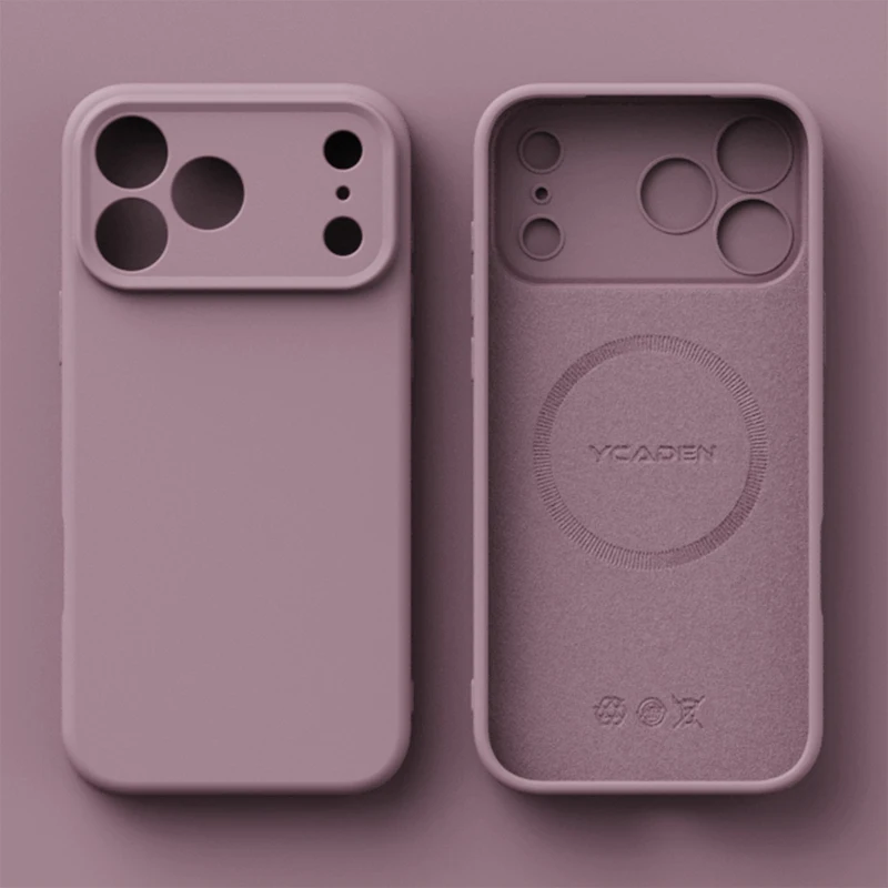 Enhanced Liquid Silicone Magnetic Phone Case with MagSafe Wireless Charging Compatibility