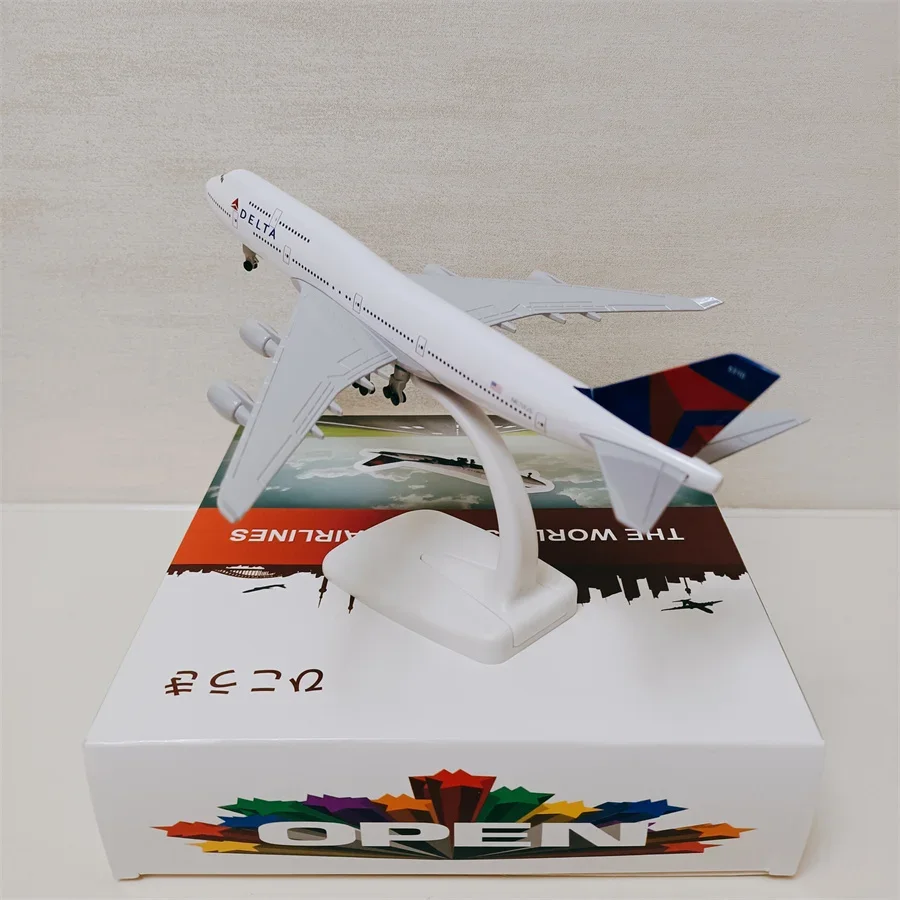 20cm Alloy Metal Air UNITED STATES Airlines Boeing 747 B747-400 Airways Diecast Airplane Model Plane Model Aircraft Gifts