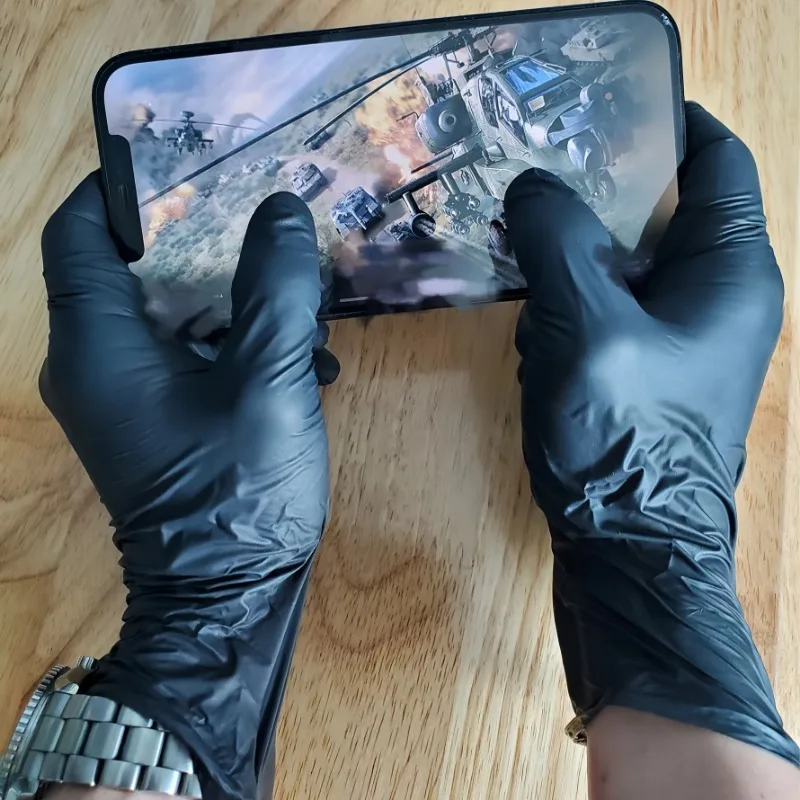 Disposable Gloves Disposable Nitrile Gloves Disposable Plastic Gloves 100 Disposable Nitrile Gloves Durable Household Cleaning Gloves Waterproof Gloves For Kitchen Cleaning Tattoos Hair Coloring