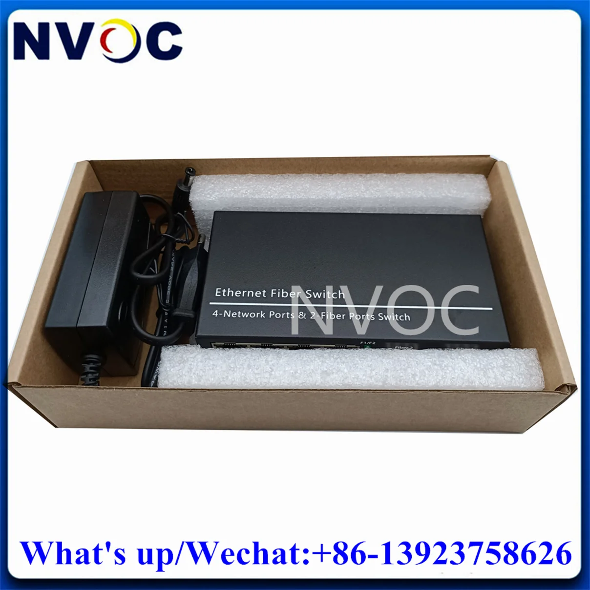 4 Porte In Fibra Da 1000M + 2 Gigabit Sfp,10/100/1000M 2Sfp + 4 Rj45 Switch In Fibra Ottica Ethernet Convertitore Ottico Non Gestito