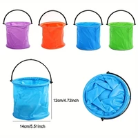 1pc Portable Folding Bucket with Sturdy Handle 1