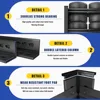 78" H Garage Shelving,3000LBS Heavy Duty Garage Storage Shelves,Adjustable 5 Tier Metal Shelving Unit 4