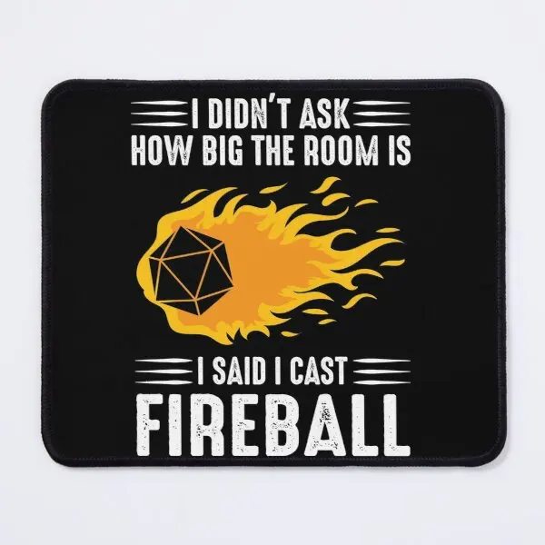 I Cast Fireball Wizard Sorcerer Dm Gift Mouse Pad Computer Desk Pc Carpet Mousepad Anime Mens Keyboard Table Mat Printing Aliexpress