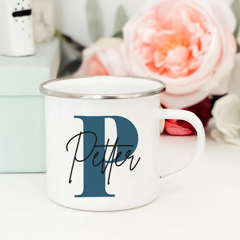 Personalized Mug Initial with Name Coffee Cup Bachelorette Party