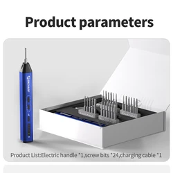 Universal Electric Screwdriver Set - 24 - in - 1 Precision Repair Tool Kit for Electronics Maintenance (ES240)