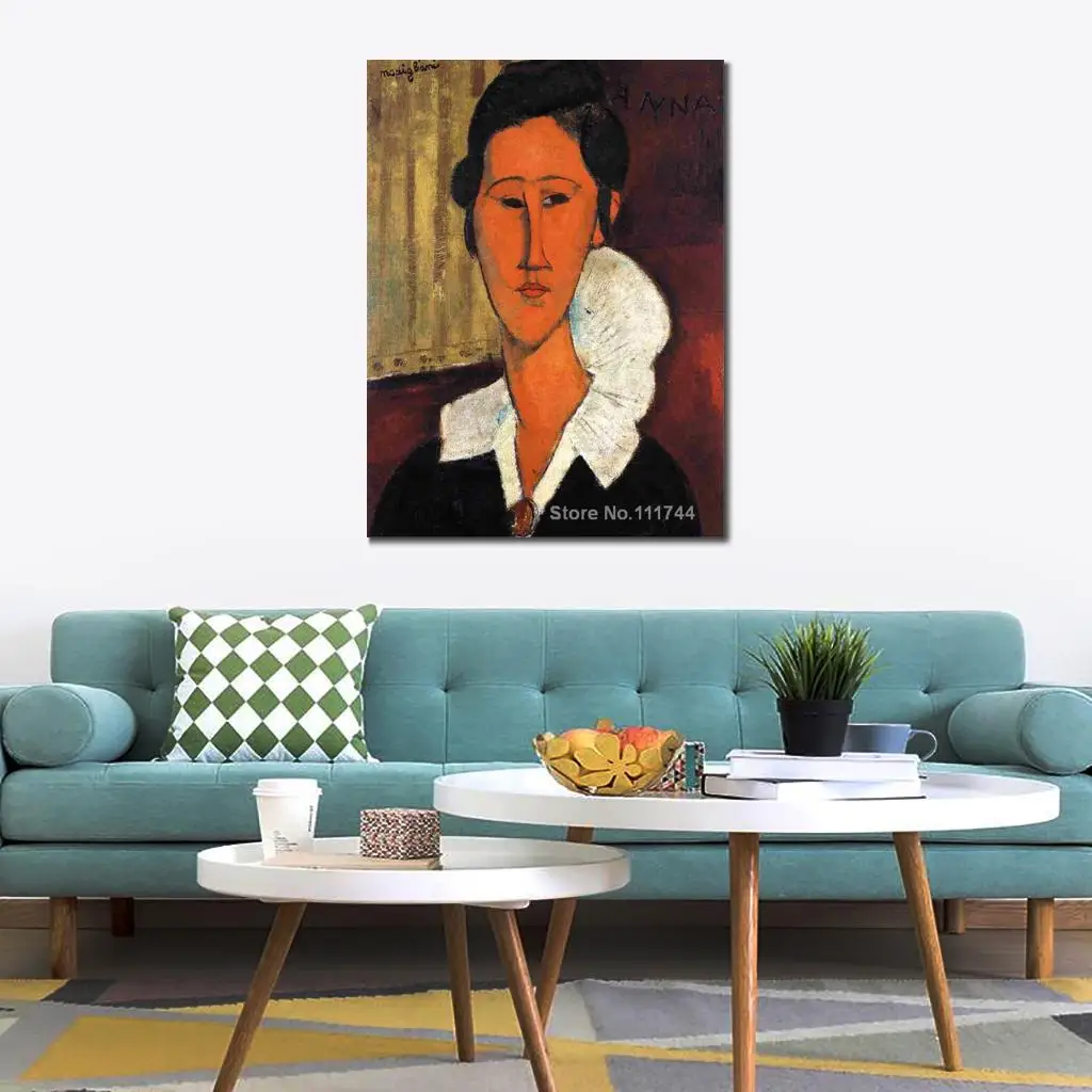 

Copy Paintings of Famous Artist Anna (Hanka) Zborowska Amedeo Modigliani Artwork High Quality Handmade