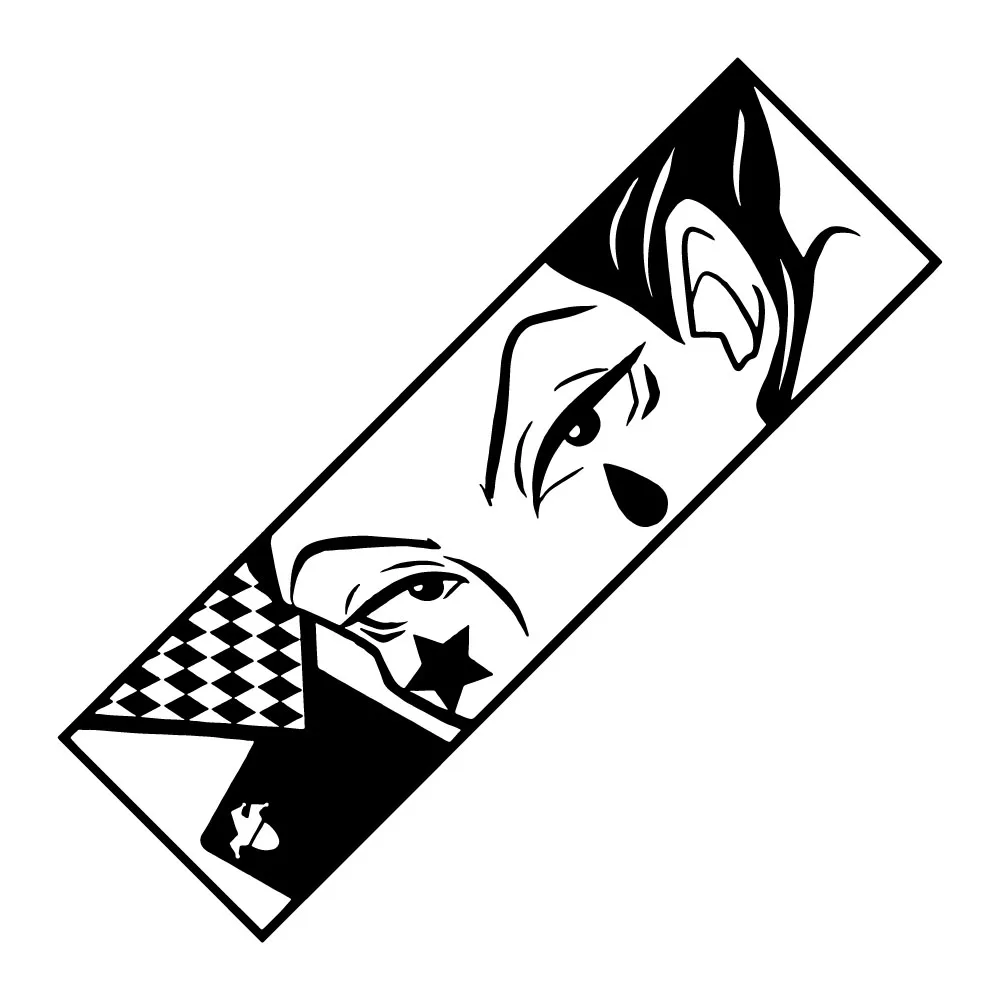 

Bungee Gum Anime Clown Vinyl Decal Waterproof Sticker for Car Rear Window Bumper Auto Decoration Accessories JDM Sticker
