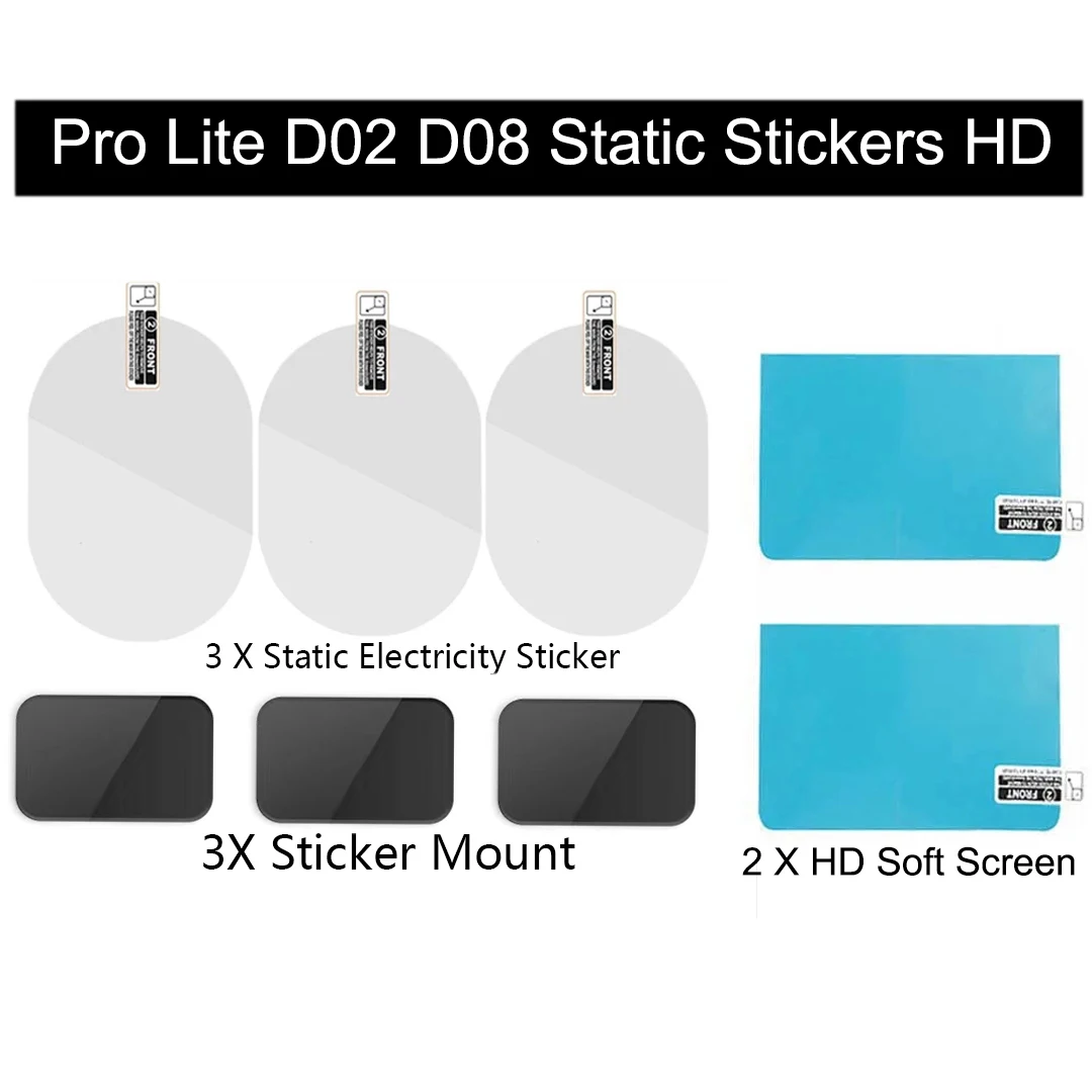 For 70mai Pro Dash Cam Smart Car DVR Film and Static Stickers, Suitable for 70 mai Pro Car DVR film holder 3pcs