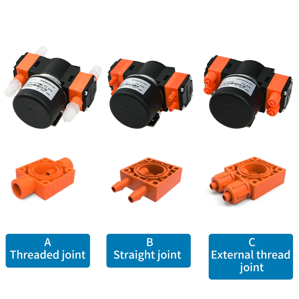카모어 700-1400ml/min KLLP1000 다이어프램 액체 펌프 12V 24V BLDC 6000H 액체 압력 0.3Mpa 실험실 분석 및 충전용