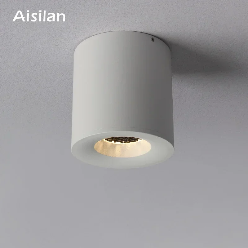 LED Downlight Recessed Ceiling Spotlight Ceiling Lamps Surface Mounted COB Chip Anti-glare for Living Room Corridor Foyer