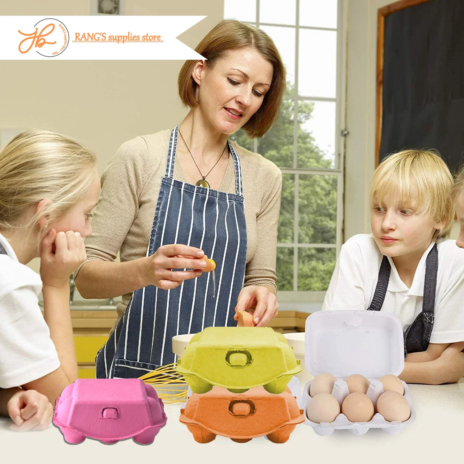 Portauova Doppio Strato Trasparente Per Frigo - Capacità 60 Uova - Impilabile, Ideale Per Cucina E Picnic - Foto 4